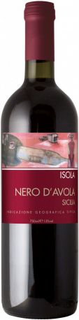 Вино Castellani, "Isola" Nero d'Avola, Sicilia IGT, 2012