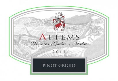 Вино Attems, Pinot Grigio, Venezia Giulia IGT, 2012 - Фото 2