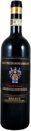 Вино Ciacci Piccolomini d'Aragona, Vigna di Pianrosso "Santa Caterina d'Oro", Brunello di Montalcino DOCG Riserva, 2004 - Фото 1