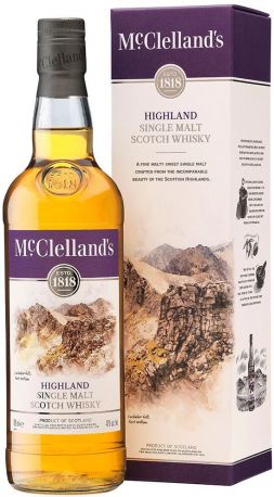 Виски "McClelland's" Highland, gift box, 0.7 л
