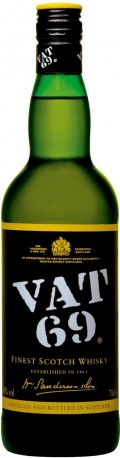 Виски "VAT 69", 0.7 л