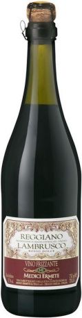 Игристое вино Medici Ermete, Lambrusco Rosso Dolce, Reggiano DOC