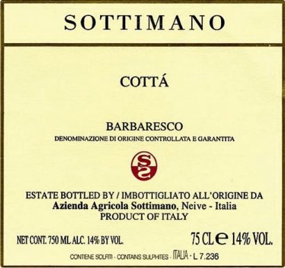 Вино Sottimano, "Cotta", Barbaresco DOCG, 2005 - Фото 2