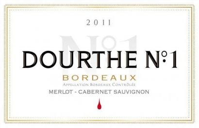 Вино "Dourthe №1" Merlot-Cabernet Sauvignon, Bordeaux AOC, 2011 - Фото 2