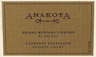 Вино Anakota, "Helena Montana" Cabernet Sauvignon, 2003 - Фото 2