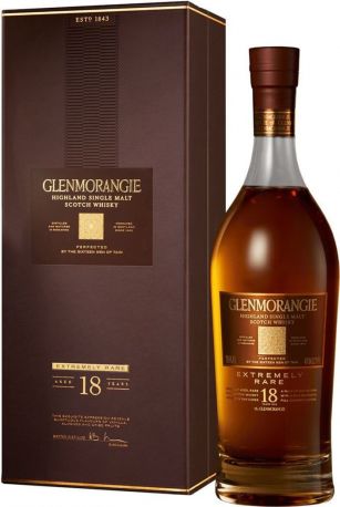 Виски Glenmorangie "Extremely Rare" 18 YO, in gift box, 0.7 л