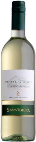 Вино "Sanvigilio" Pinot Grigio, Provincia di Pavia IGT, 2012