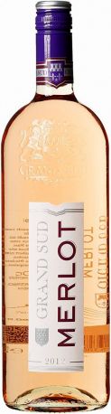 Вино "Grand Sud" Merlot Rose, 2012, 1 л