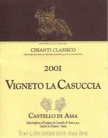 Вино Castello di Ama, Chianti Classico DOCG "Vigneto La Casuccia", 2001 - Фото 2