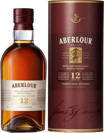 Виски Aberlour 12 Years Old Double Cask, in tube, 1 л
