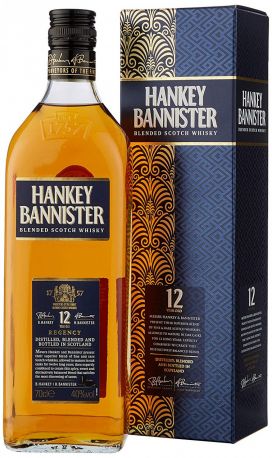 Виски "Hankey Bannister" 12 Years Old, gift box, 0.7 л