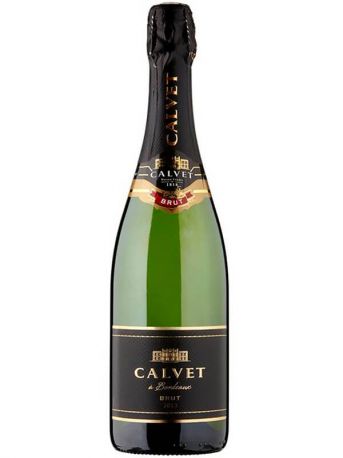 Вино игристое Calvet Cremant de Bordeaux Brut белое брют 0.75 л 10.5%