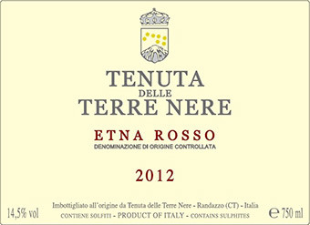 Вино Tenuta delle Terre Nere, Etna Rosso DOC, 2012 - Фото 2