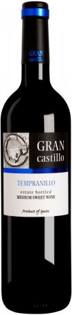 Вино Gran Castillo, Tempranillo Semi-Sweet, Valencia DOP