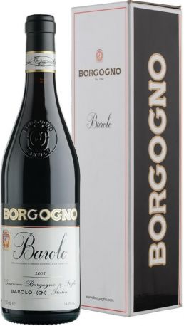 Вино Borgogno, Barolo DOCG, 2007, gift box - Фото 1
