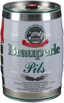 Пиво "Brauperle" Pils, mini keg, 5 л Пиво "Brauperle" Pils, mini keg, 5 л