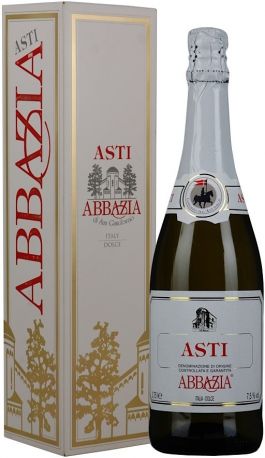 Игристое вино "Abbazia" Asti Spumante DOCG, gift box - Фото 1