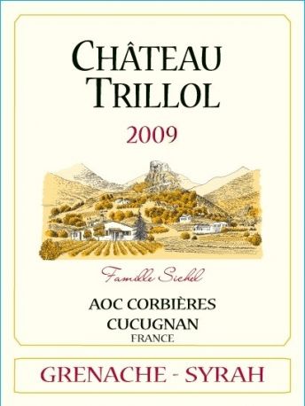 Вино Sichel, "Chateau Trillol" Red, Corbieres AOC, 2009 - Фото 2