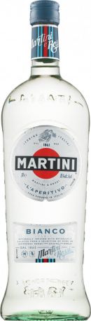 Вермут "Martini" Bianco with glass, 1 л - Фото 2