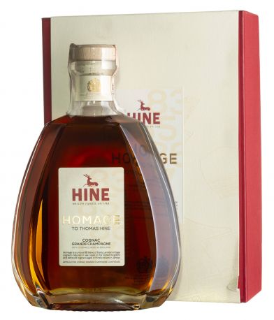 Коньяк Homage to Thomas Hine Grande Champagne cognac, gift box 0,7 л