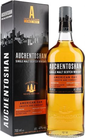 Виски Auchentoshan "American Oak", gift box, 0.7 л - Фото 1