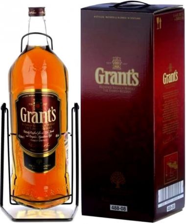 Виски Grant's Family Reserve, with Pouring Stand gift box, 3 л - Фото 1