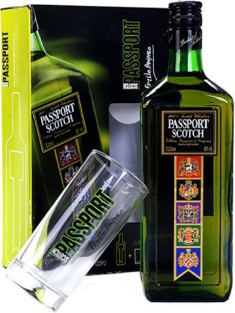 Виски "Passport" Scotch with glass, 0.7 л - Фото 1