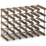 Аксессуар Стеллаж на 30 бутылок вина темный дуб Аксессуар Стеллаж на 30 бутылок вина темный дуб