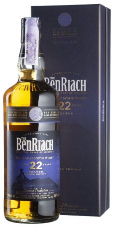 Виски BenRiach 22yo Peated Dark Rum Dunder 0,7 л