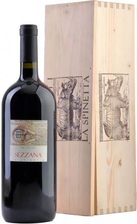 Вино La Spinetta, "Sezzana", Toscana IGT, 2003, wooden box, 1.5 л - Фото 1