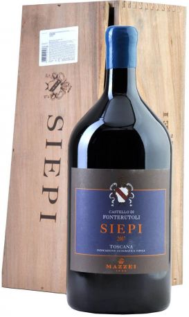 Вино Fonterutoli, "Siepi", 2007, wooden box, 3 л