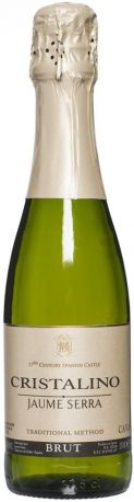 Игристое вино Jaume Serra, "Cristalino" Brut, Cava DO, 375 мл