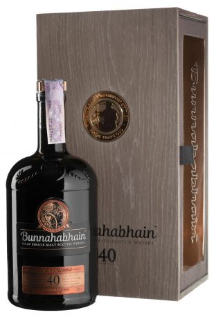 Виски Bunnahabhain 40yo, wooden box 0,7 л