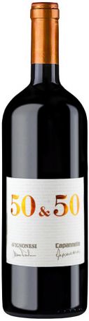 Вино Avignonesi-Capannelle, "50 & 50", Vino da Tavola di Toscana IGT, 2008, wooden box, 3 л - Фото 2