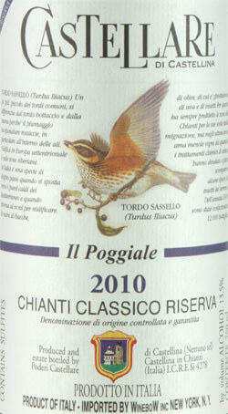 Вино Castellare di Castellina, "Il Poggiale" Chianti Classico Riserva DOCG, 2010 - Фото 3