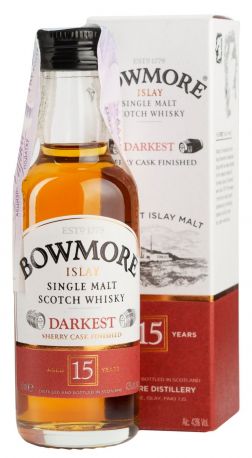 Виски Bowmore 15yo 0,05 л