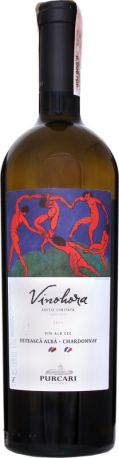 Вино Purcari Vinohora Feteasca Alba & Chardonnay белое сухое 0.75 л 13.5% - Фото 1