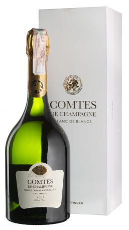 Игристое Comtes de Champagne Blanc de Blancs, gift box 2007 - 0,75 л