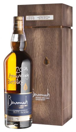 Виски Benromach 20th Anniversary, wooden box 1998 - 0,7 л
