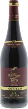 Вино Torres, "Gran Sangre de Toro", Catalunya DO, 2010