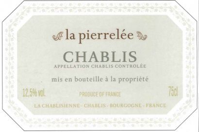 Вино Chablis АОС "La Pierrelee", 2012, 375 мл - Фото 2