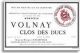 Вино Domaine Marquis d'Angerville, Volnay "Clos des Ducs" AOC, 2006 - Фото 2