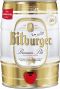 Пиво "Bitburger" Premium Pils, mini keg, 5 л