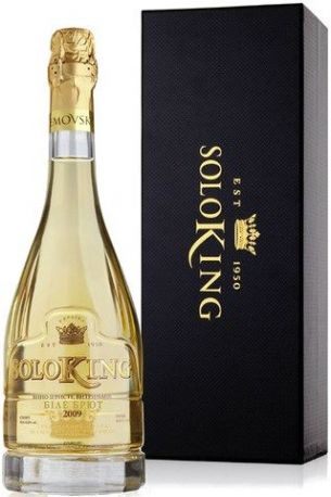 Игристое вино Artemovsk Winery, "Soloking" Brut, gift box - Фото 1
