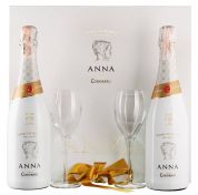 Игристое Набор Anna Blanc de Blancs Brut Reserve х2 +2 glasses 1,5 л Игристое Набор Anna Blanc de Blancs Brut Reserve х2 +2 glasses 1,5 л