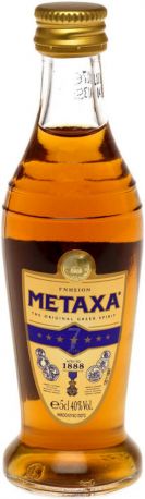 Бренди "Metaxa" 7*, 50 мл