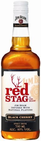 Виски Red Stag "Black Cherry", gift box with 2 glasses, 0.7 л - Фото 2