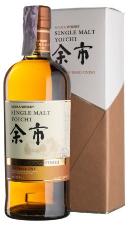 Виски Nikka Yoichi Bourbon Wood Finish, gift box 0,7 л
