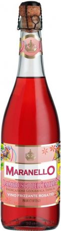 Игристое вино Maranello Wines, "Maranello" Lambrusco dell'Emilia IGT Rosato, semi-dolce - Фото 1