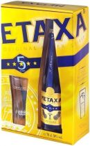 Бренди Metaxa 5*, gift box with a glass, 0.7 л Бренди Metaxa 5*, gift box with a glass, 0.7 л
